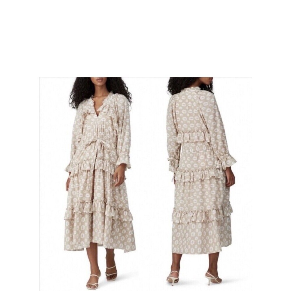 Hofmann Copenhagen Berenice Dress Cream Womens Size 42 Us XL